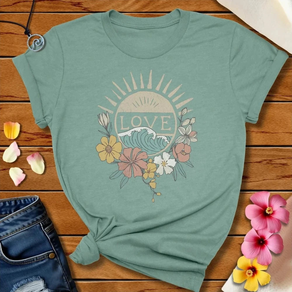 Sun Love Tee by Salty By Choice® We love the beach ocean and anything around water.
