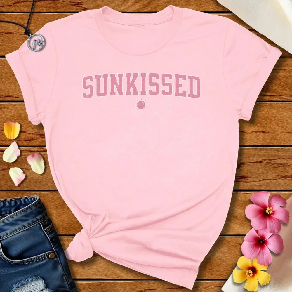 Sunkissed Tee Soft Pink by Salty By Choice® We love the beach ocean and anything around water.