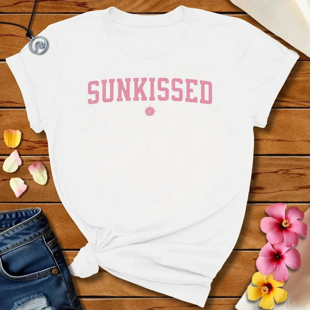 Sunkissed Tee White by Salty By Choice® We love the beach ocean and anything around water.