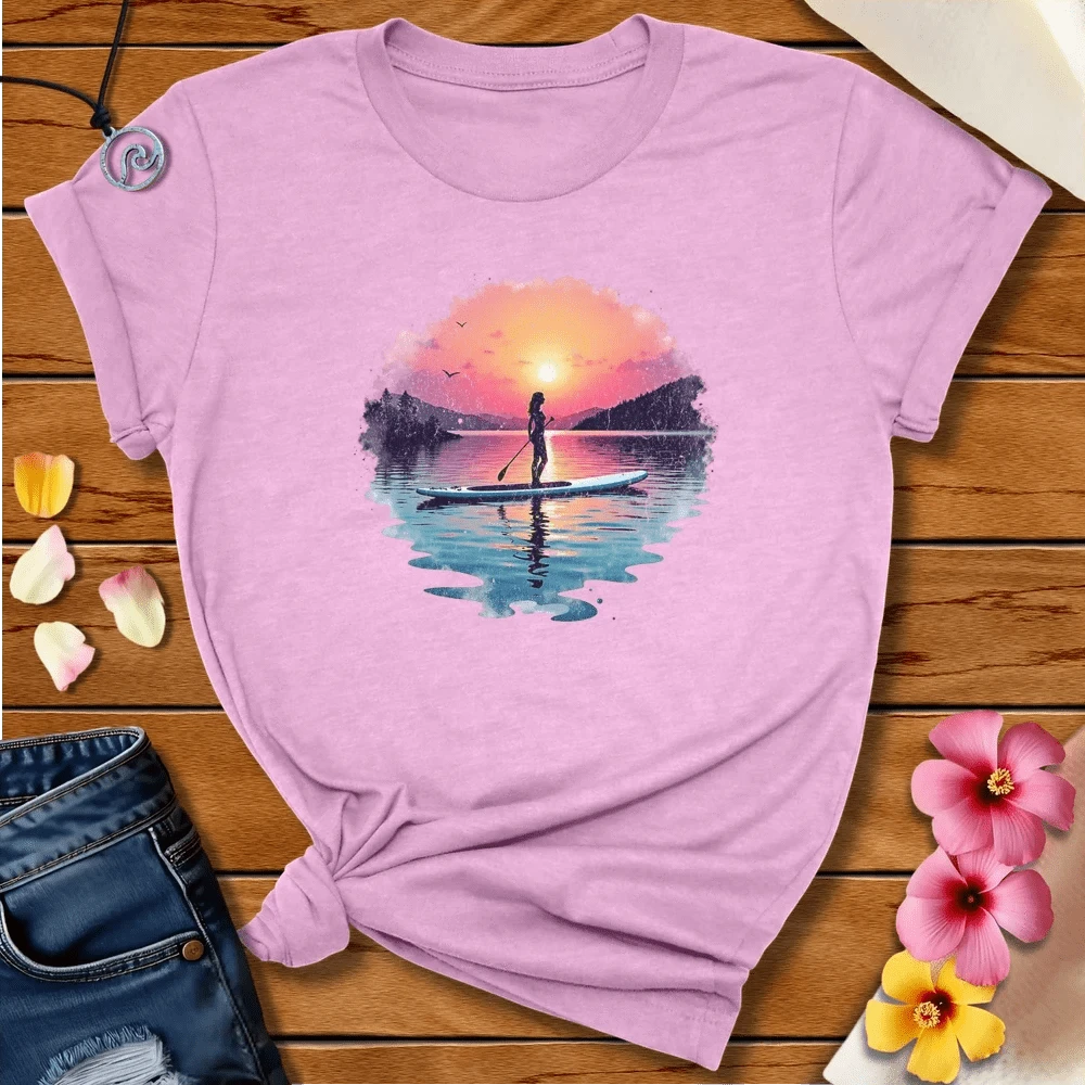 SUP Tee Heather Prism Lilac by Salty By Choice® We love the beach ocean and anything around water.