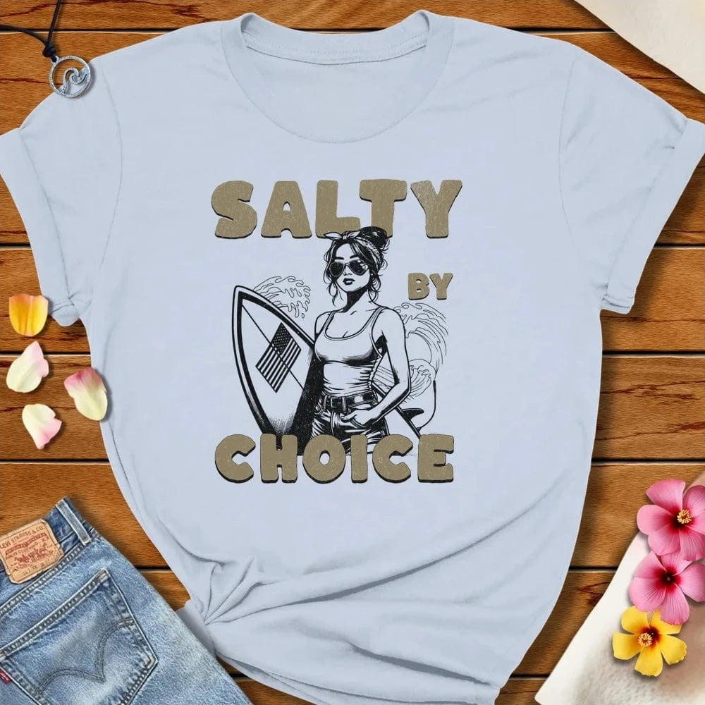Take Me Tee Light Blue by Salty By Choice® We love the beach ocean and anything around water.