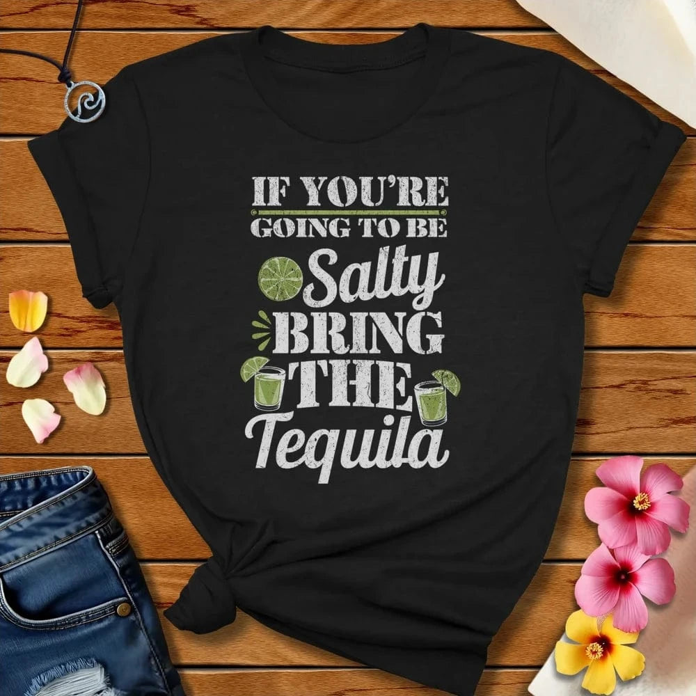 Tequila Tee Black Heather by Salty By Choice™ We love the beach ocean and anything around water.