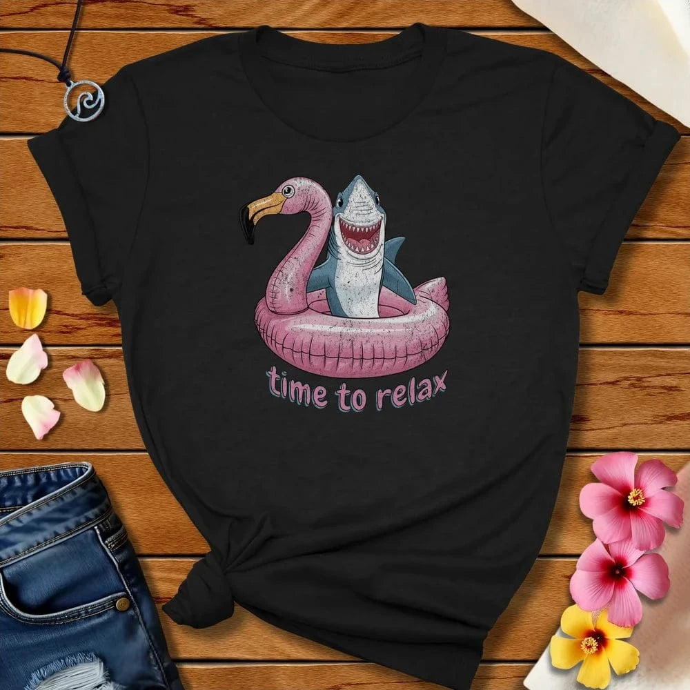 Time To Relax Tee Black Heather by Salty By Choice™ We love the beach ocean and anything around water.