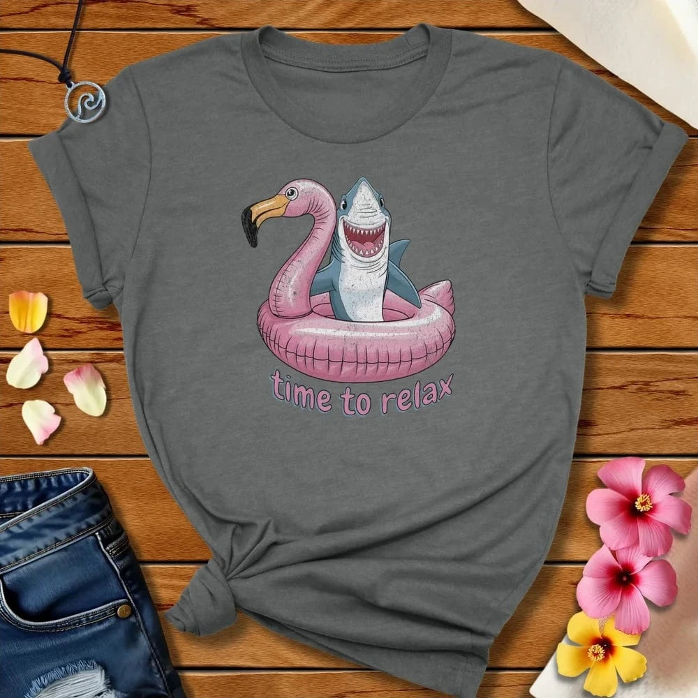 Time To Relax Tee Deep Heather by Salty By Choice™ We love the beach ocean and anything around water.