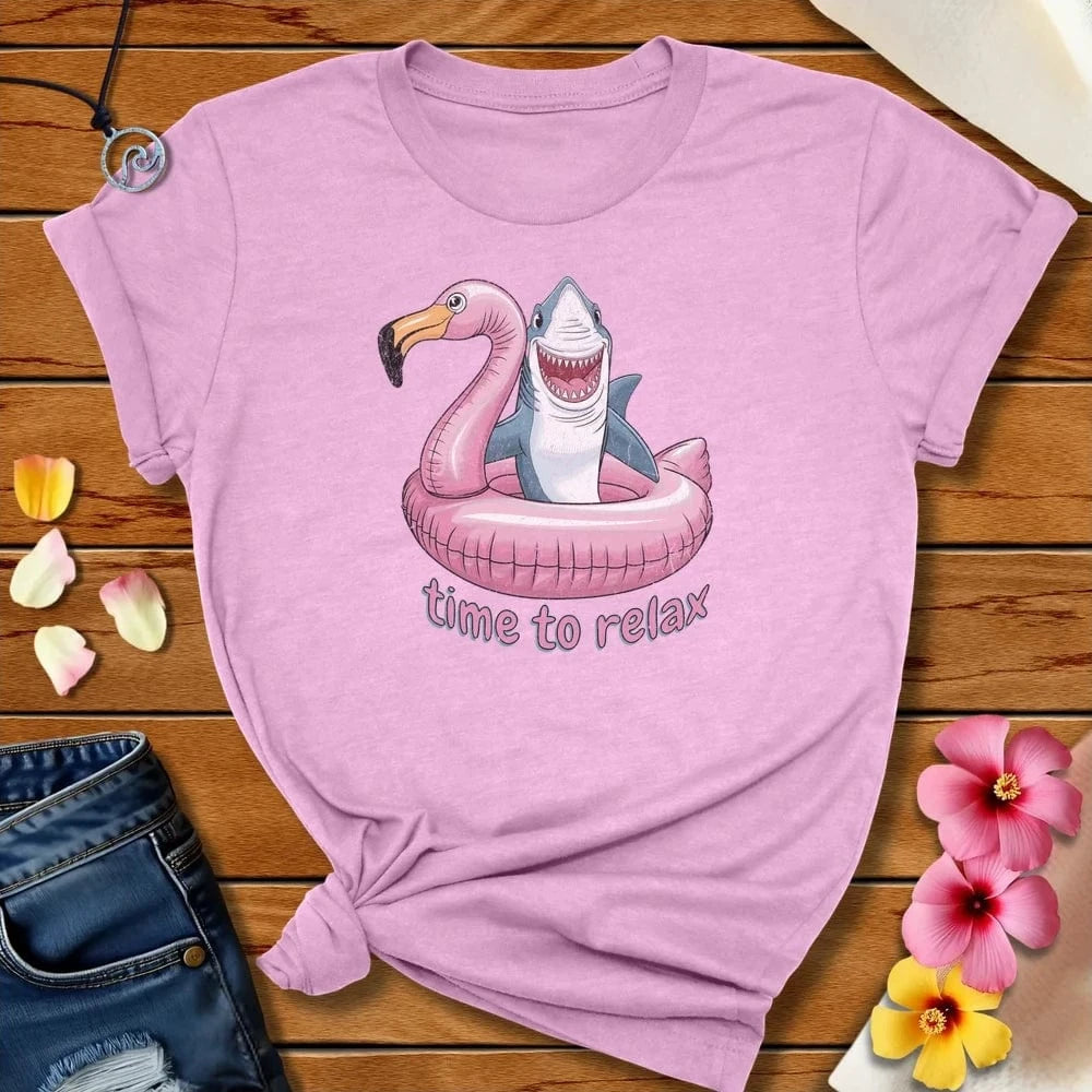 Time To Relax Tee Heather Prism Lilac by Salty By Choice™ We love the beach ocean and anything around water.