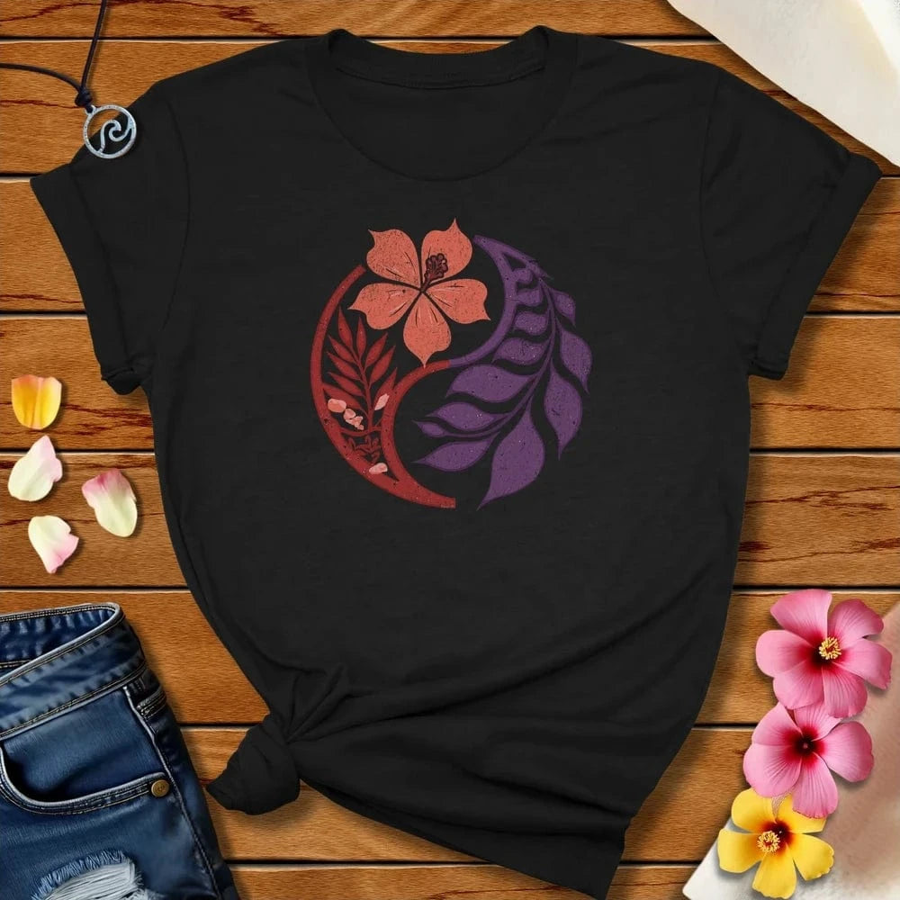 Tropical Harmony Tee Black by Salty By Choice® We love the beach ocean and anything around water.