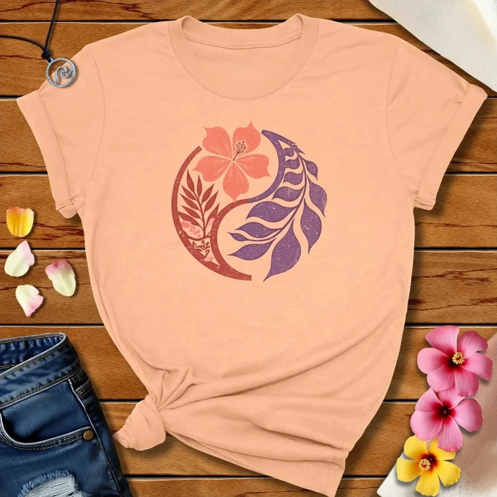 Tropical Harmony Tee Peach by Salty By Choice® We love the beach ocean and anything around water.
