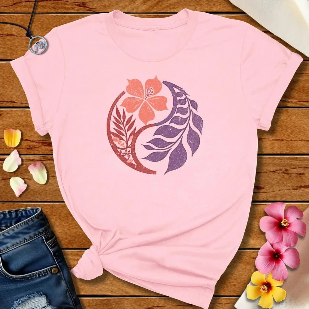 Tropical Harmony Tee Soft Pink by Salty By Choice® We love the beach ocean and anything around water.