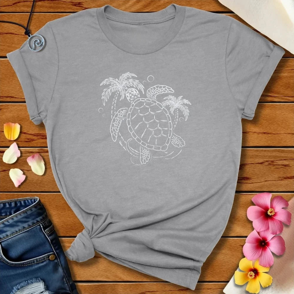 Turtle Love Tee Athletic Heather by Salty By Choice™ We love the beach ocean and anything around water.