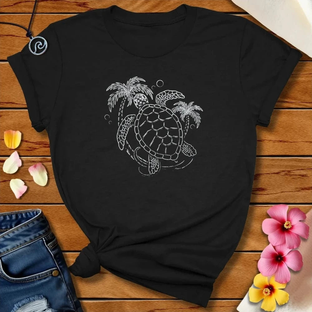 Turtle Love Tee Black Heather by Salty By Choice™ We love the beach ocean and anything around water.