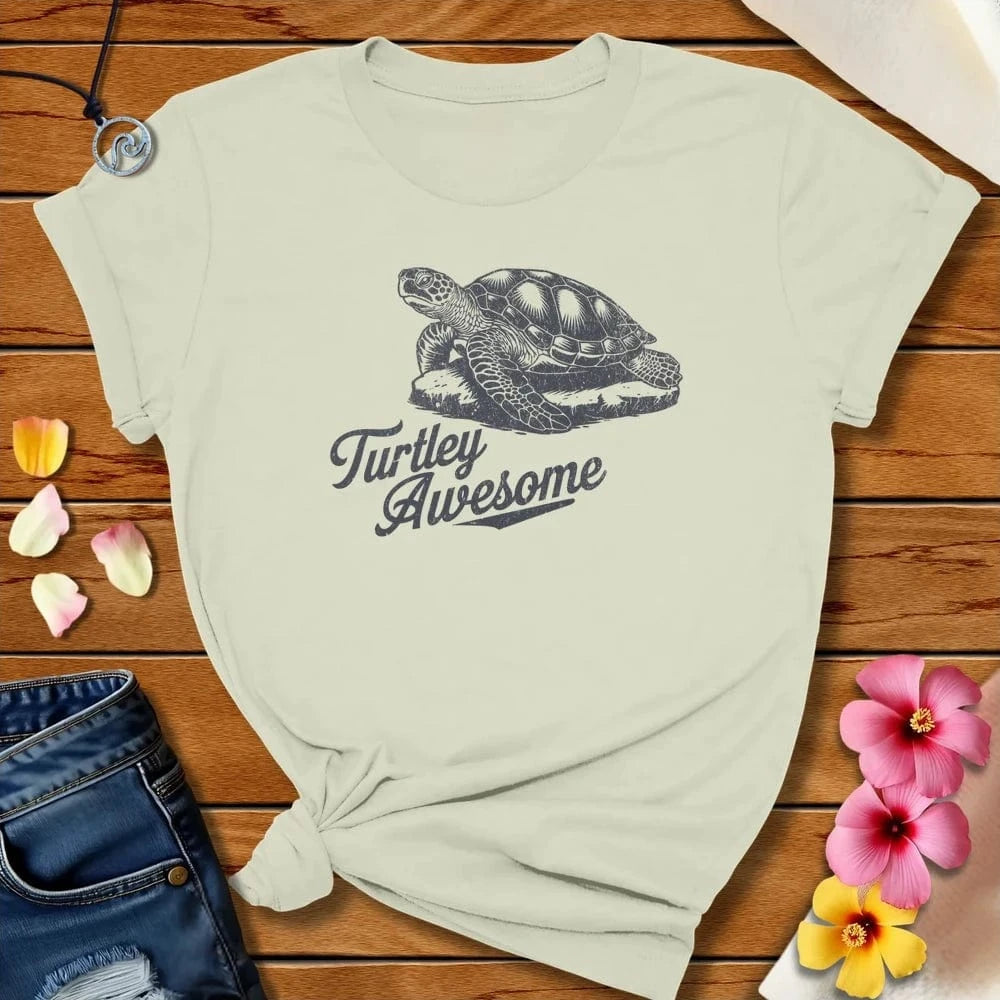 Turtley Awesome Tee Citron by Salty By Choice® We love the beach ocean and anything around water.