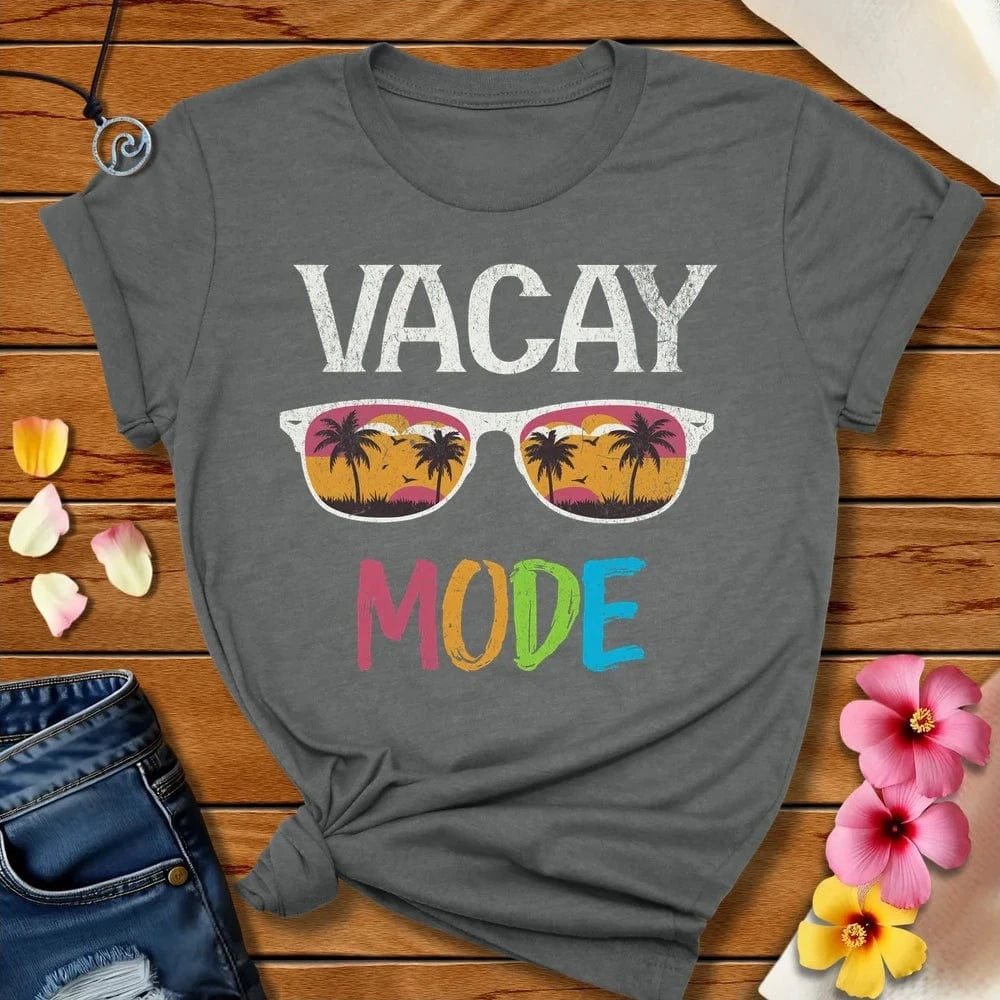 Vaca Mode Tee Deep Heather by Salty By Choice™ We love the beach ocean and anything around water.