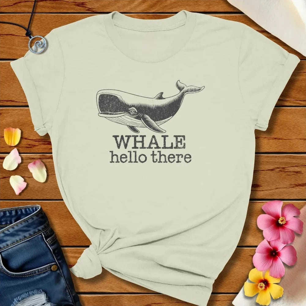 Whale Hello Tee Citron by Salty By Choice™ We love the beach ocean and anything around water.