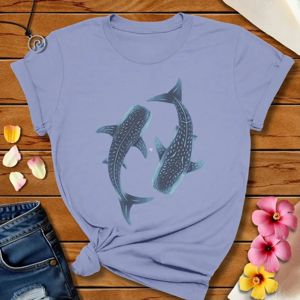 Whale Love Tee Lavender Blue by Salty By Choice™ We love the beach ocean and anything around water.