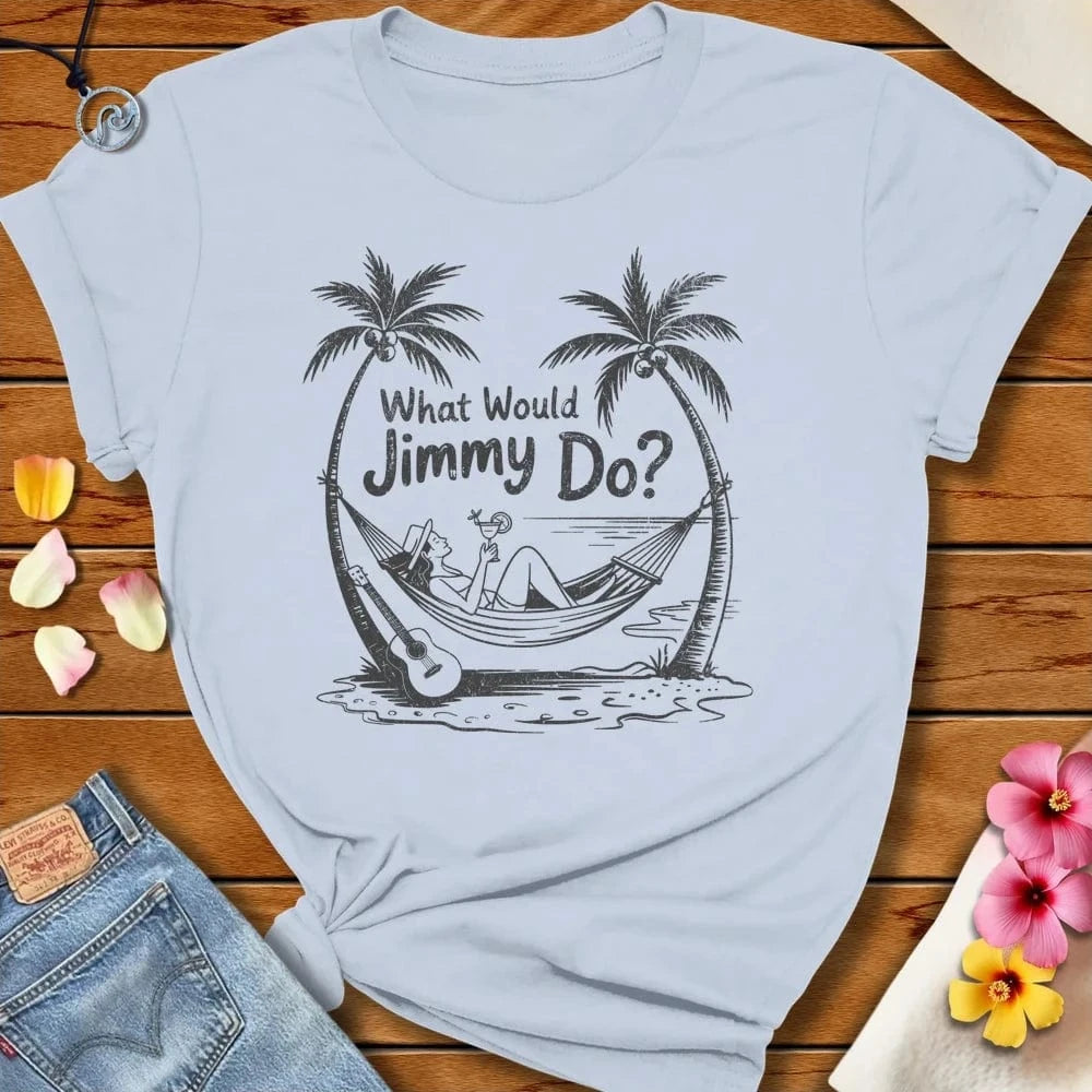 Wwjd Tee Light Blue by Salty By Choice® We love the beach ocean and anything around water.