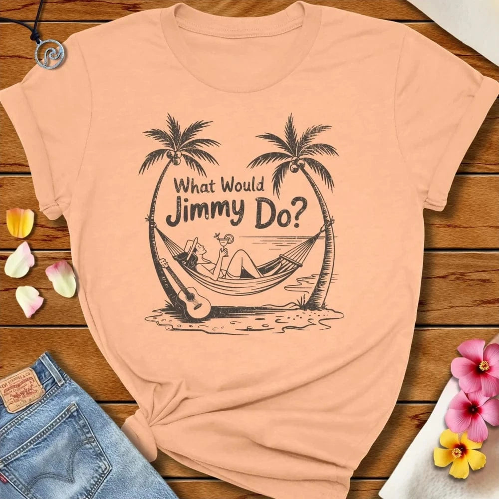 Wwjd Tee Peach by Salty By Choice® We love the beach ocean and anything around water.