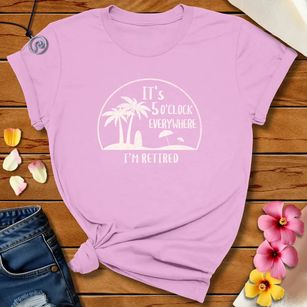 5 O'clock Everywhere Tee Lilac by Salty By Choice™ We love ocean apparel