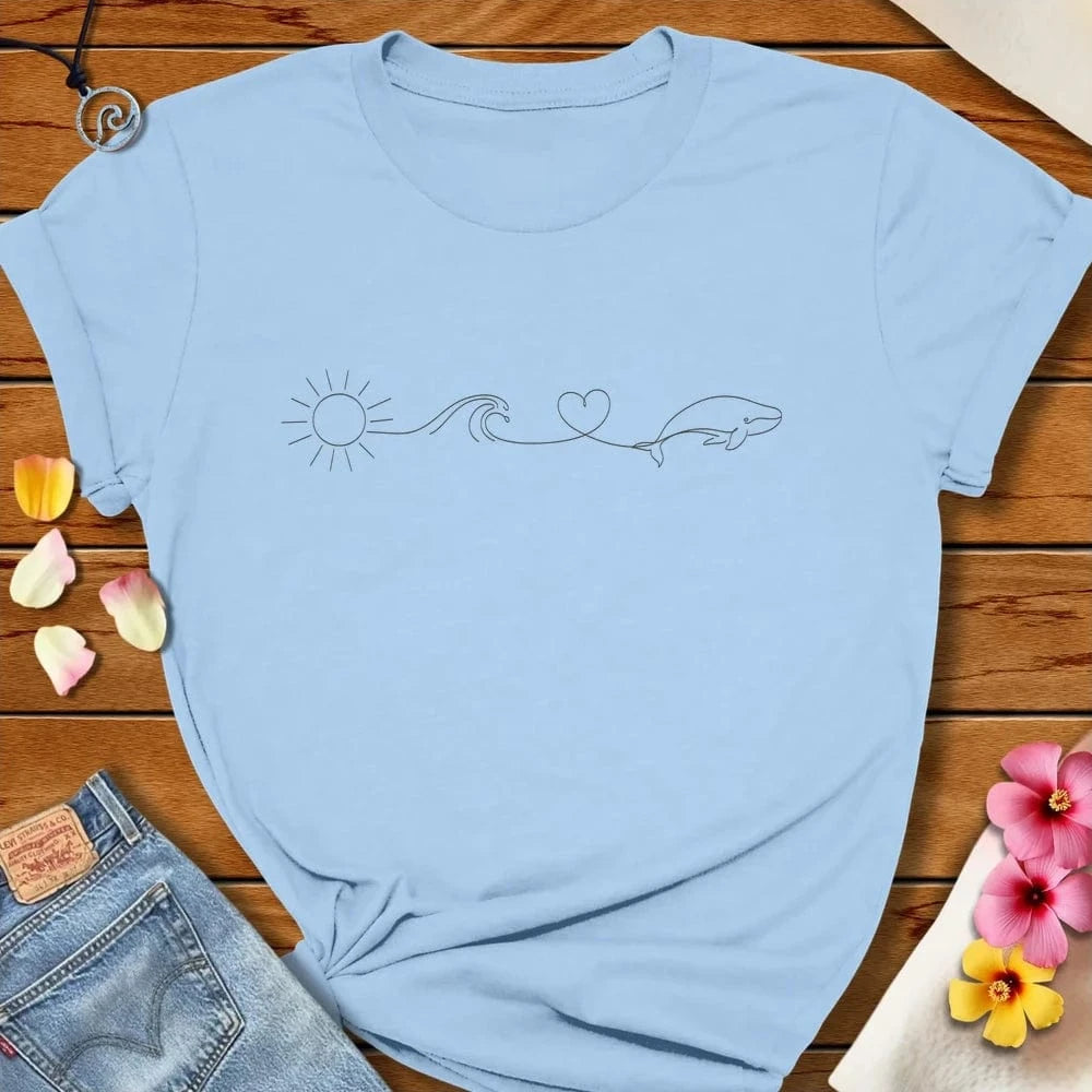 Ocean Things Tee Baby Blue by Salty By Choice® We love the beach ocean and anything around water.