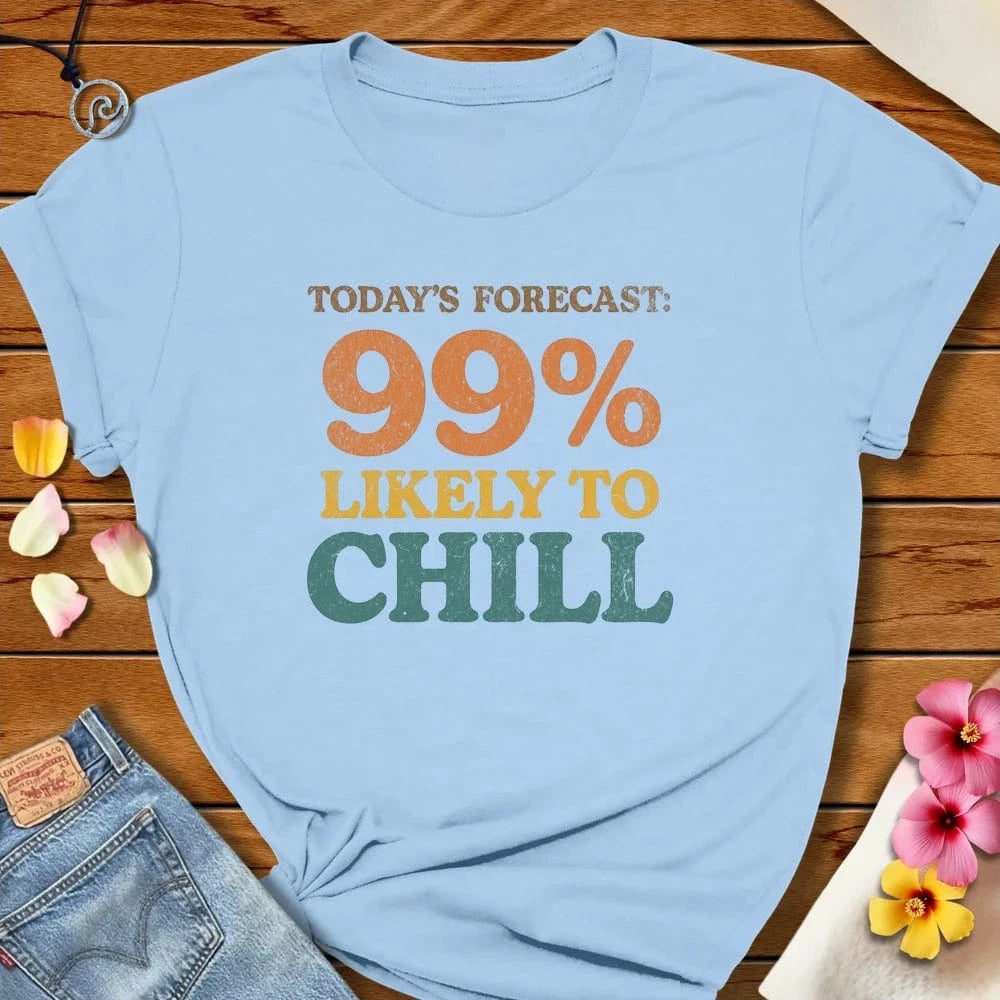 Todays Forecast Tee Baby Blue by Salty By Choice® We love the beach ocean and anything around water.