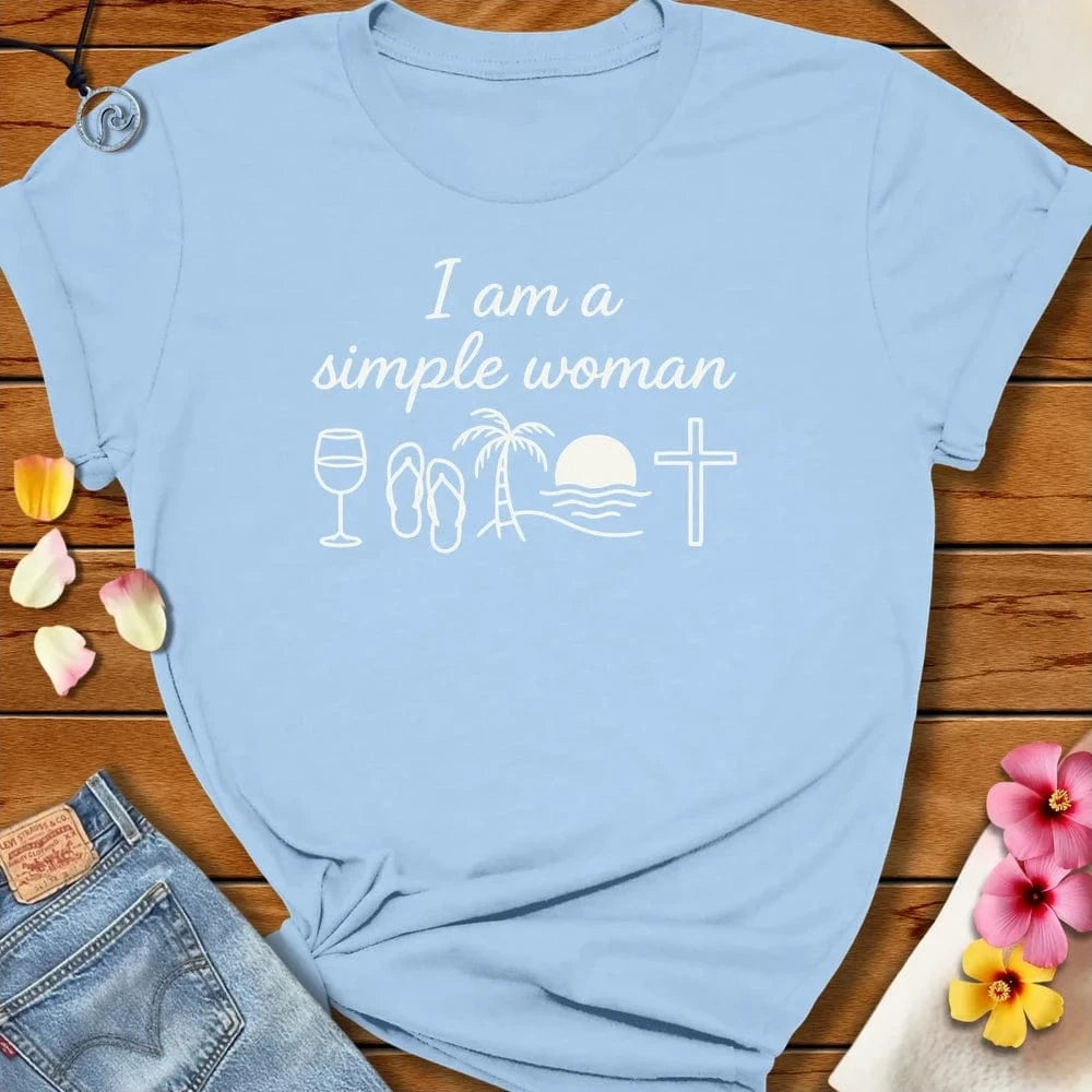Simple Tee - Baby Blue
