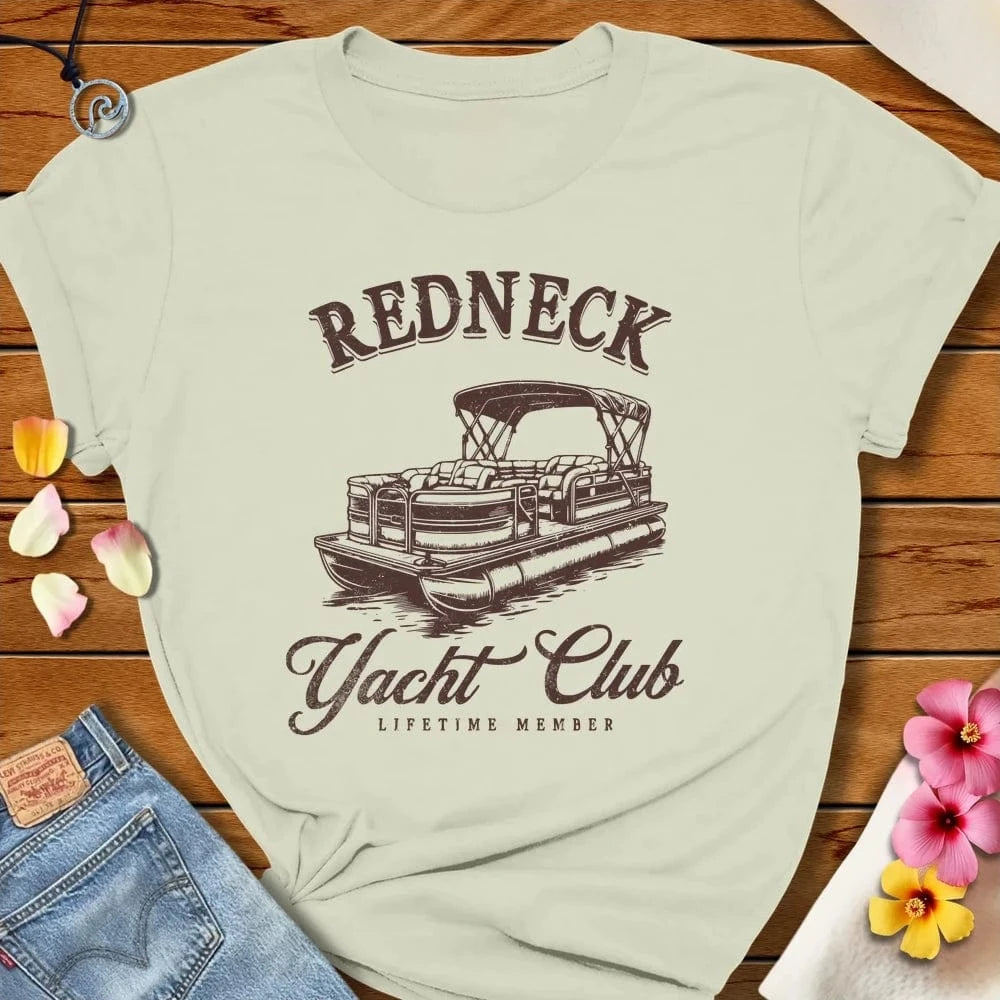 Redneck Yacht Club Tee Citron by Salty By Choice® We love the beach ocean and anything around water.