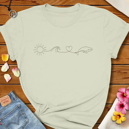 Ocean Things Tee Citron by Salty By Choice® We love the beach ocean and anything around water.