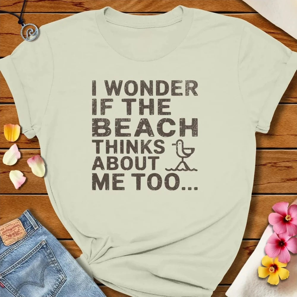 Wonder If Tee Citron by Salty By Choice® We love the beach ocean and anything around water.