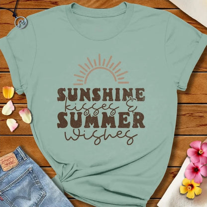 Sunshine Summer Tee Dusty Blue by Salty By Choice® We love the beach ocean and anything around water.