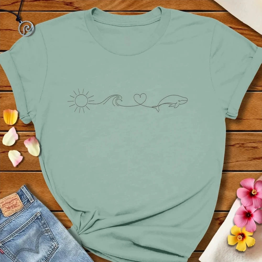 Ocean Things Tee Dusty Blue by Salty By Choice® We love the beach ocean and anything around water.