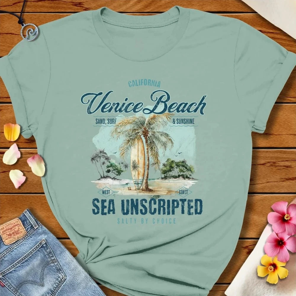 Venice Beach Tee by Salty By Choice® We love the beach ocean and anything around water.