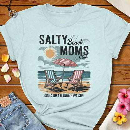 Have Sun Tee Heather Ice Blue by Salty By Choice® We love the beach ocean and anything around water.