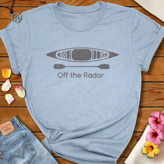 Off The Radar Tee Heather Prism Blue by Salty By Choice® We love the beach ocean and anything around water.