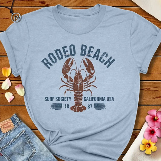 Rodeo Beach Tee Heather Prism Blue by Salty By Choice® We love the beach ocean and anything around water.
