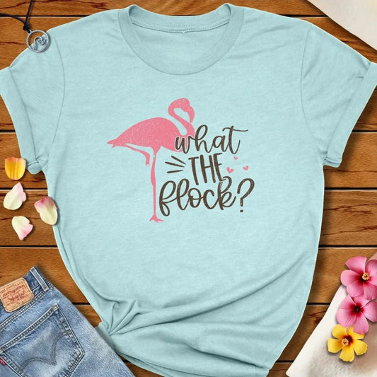 Flock Tee Heather Prism Ice Blue by Salty By Choice® We love the beach ocean and anything around water.