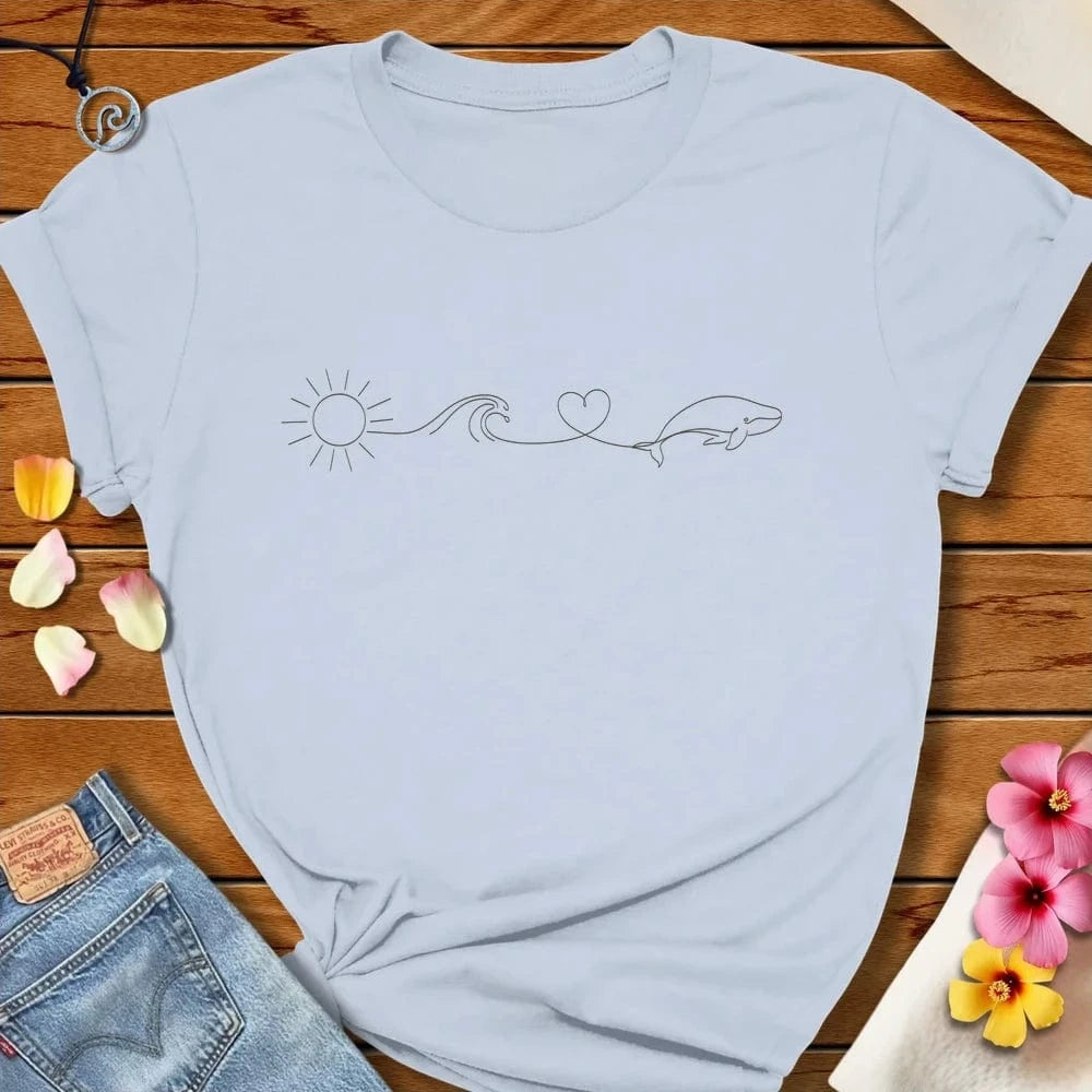 Ocean Things Tee Light Blue by Salty By Choice® We love the beach ocean and anything around water.