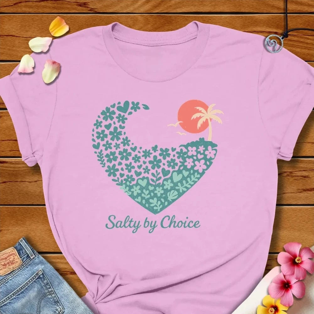 Heart Tee - Lilac