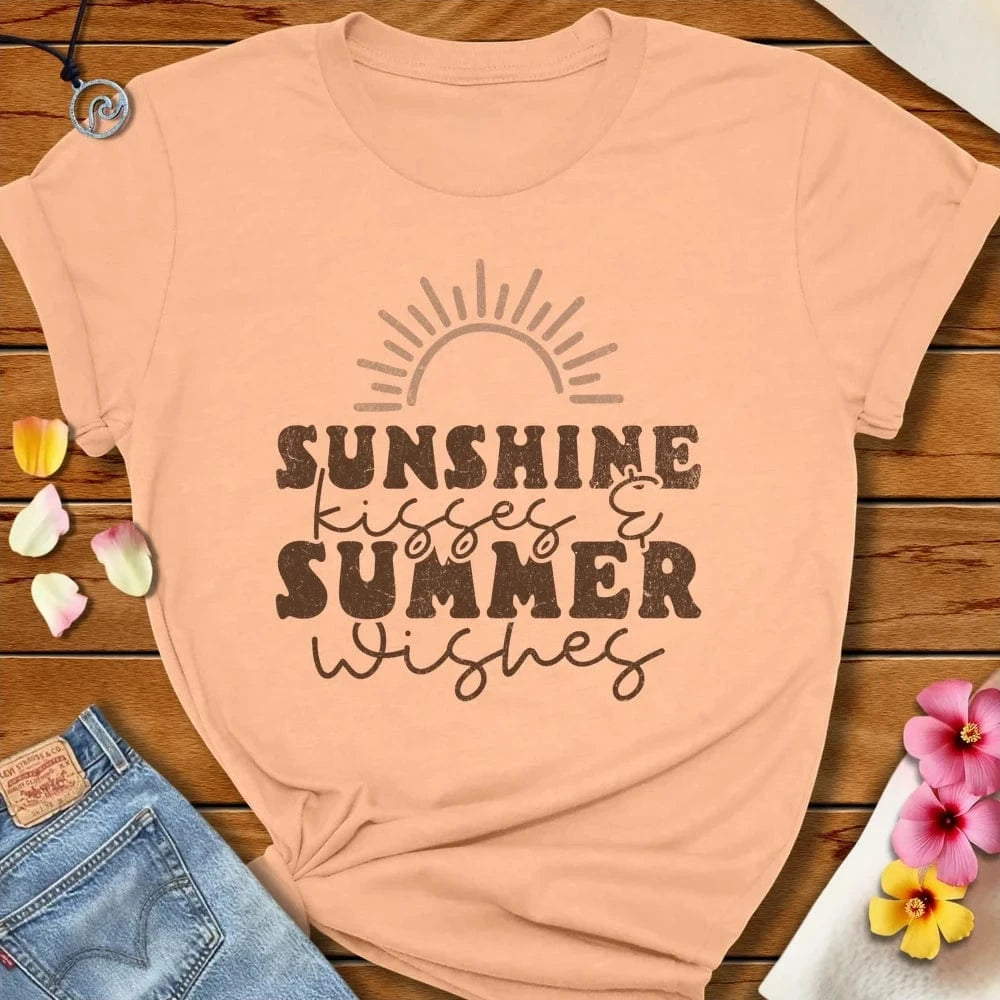Sunshine Summer Tee Peach by Salty By Choice® We love the beach ocean and anything around water.
