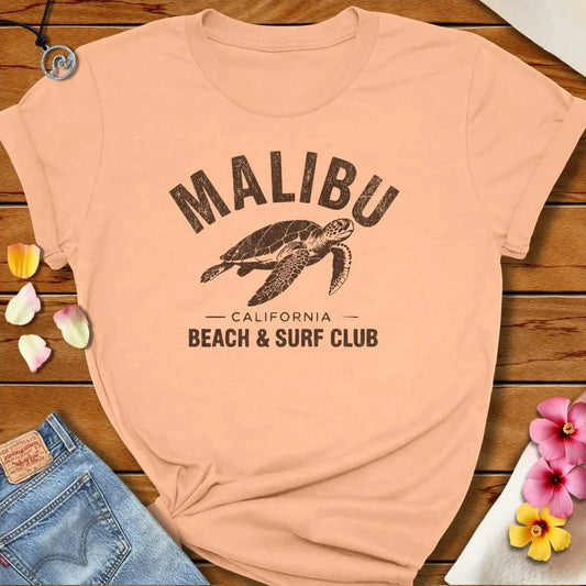 Malibu Turtle Tee Peach by Salty By Choice® We love the beach ocean and anything around water.