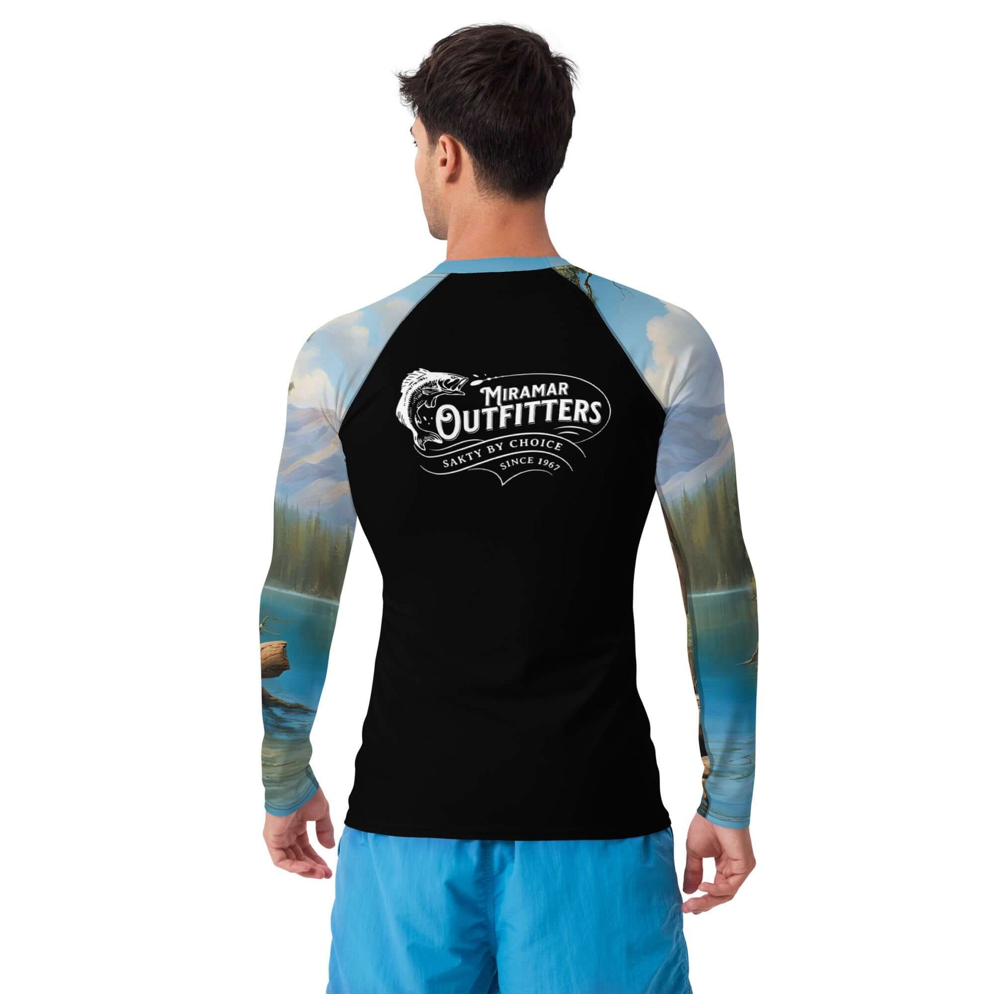 Men's Rash Guard by Miramar Outfitters Salty By Choice Collection