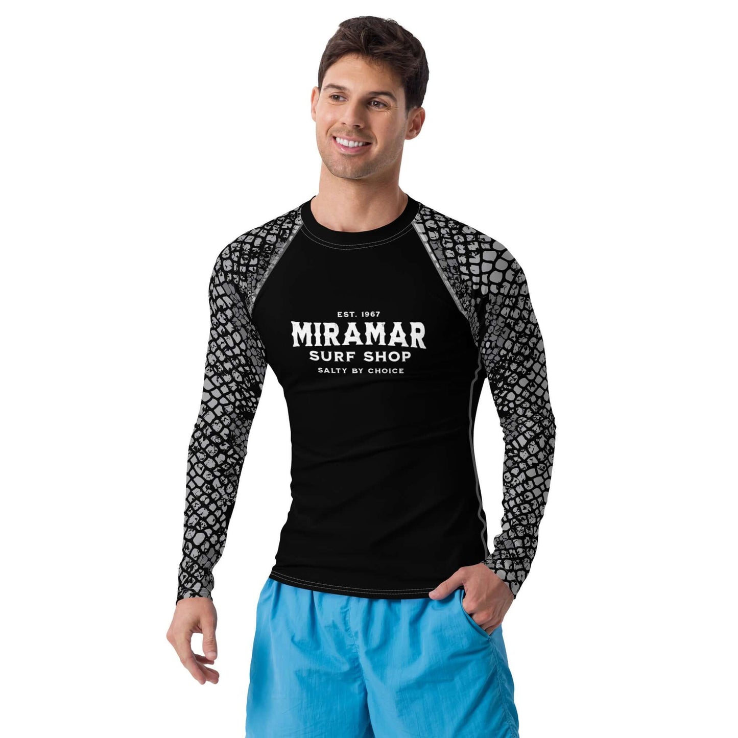 Snake Skin Men's Rash Guard