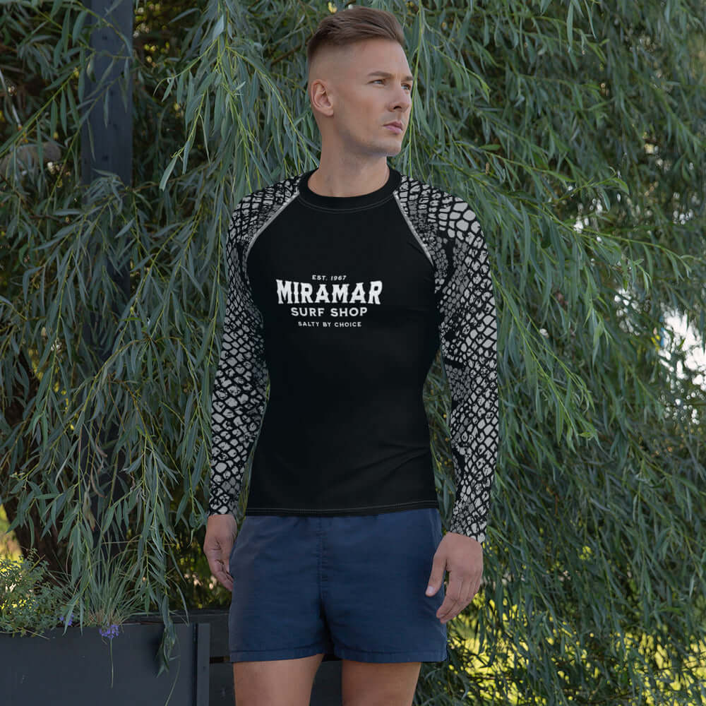 Snake Skin Men's Rash Guard