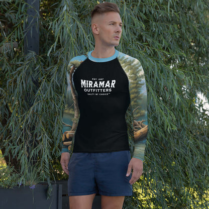 Men's Rash Guard by Miramar Outfitters Salty By Choice Collection