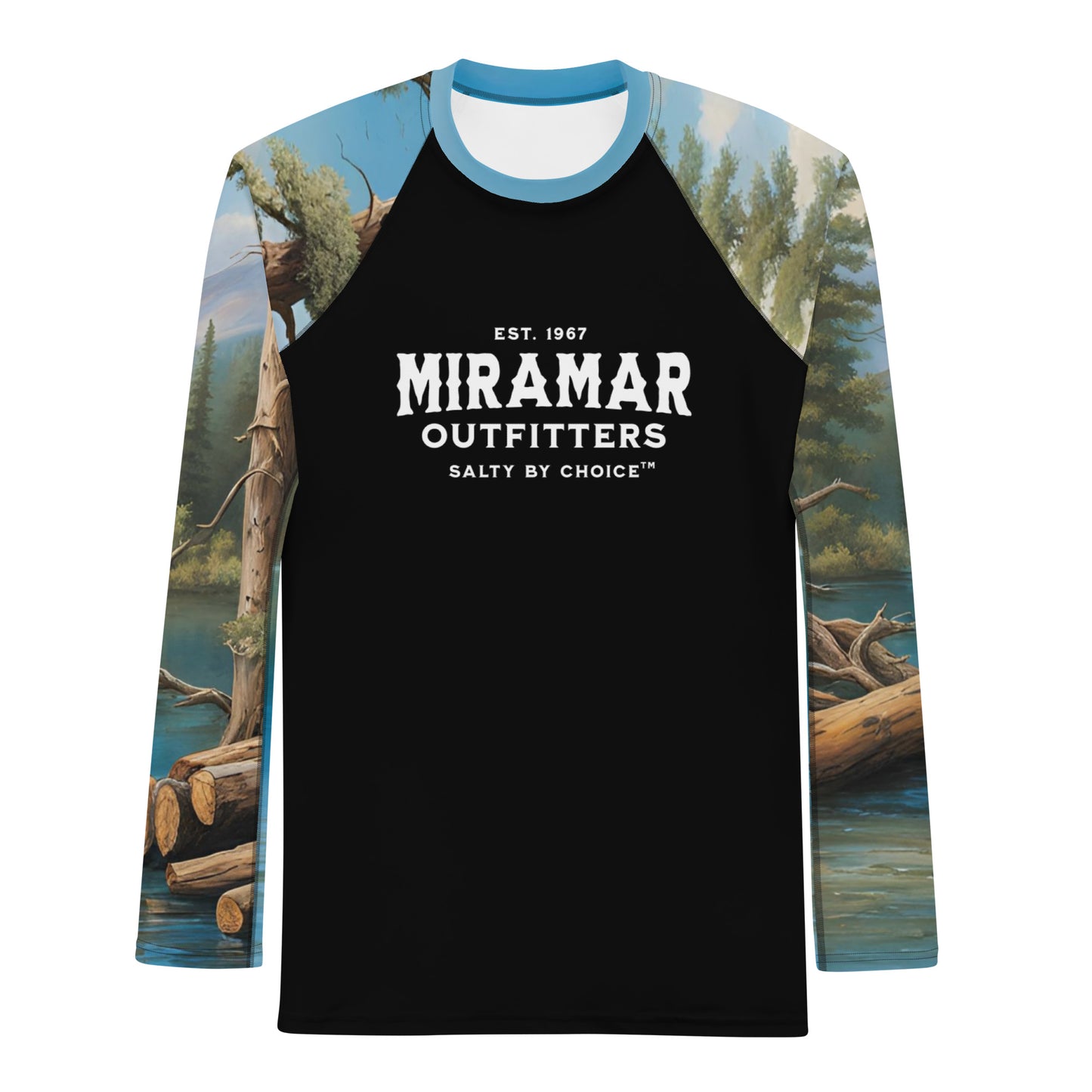 Men's Rash Guard by Miramar Outfitters Salty By Choice Collection