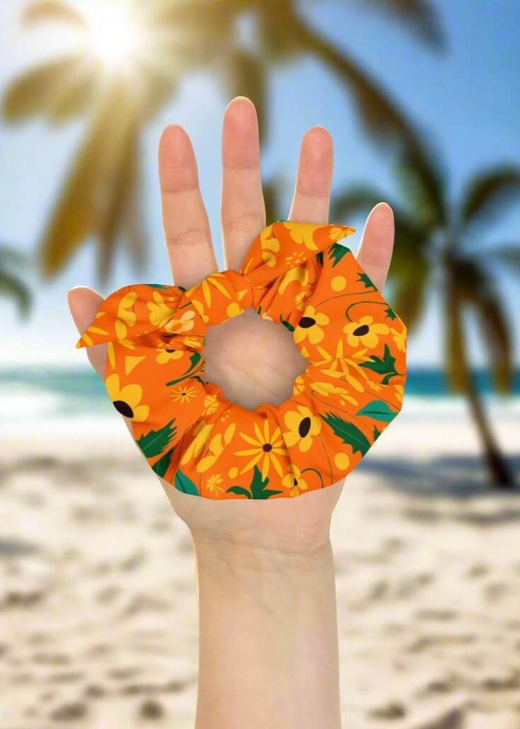 Wild Floral Scrunchie from