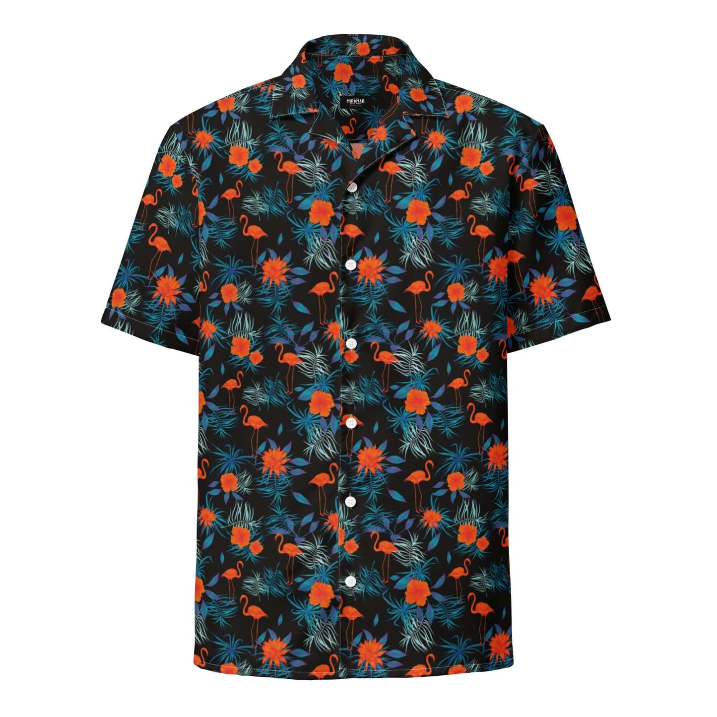 Pink Flamingos Miramar Vintage Bowler Shirt