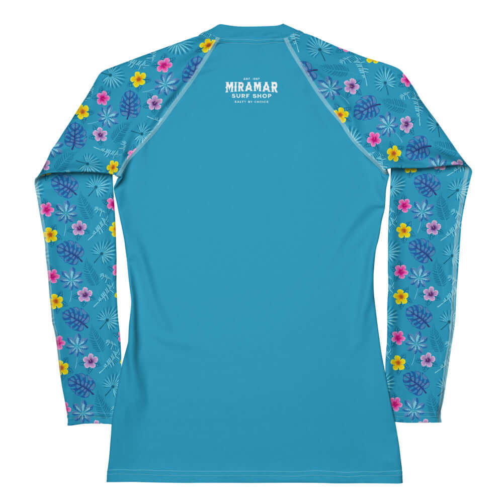 Sea of Flowers Floral Rash Guard