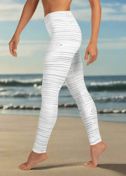 Wood Grain Yoga Leggings