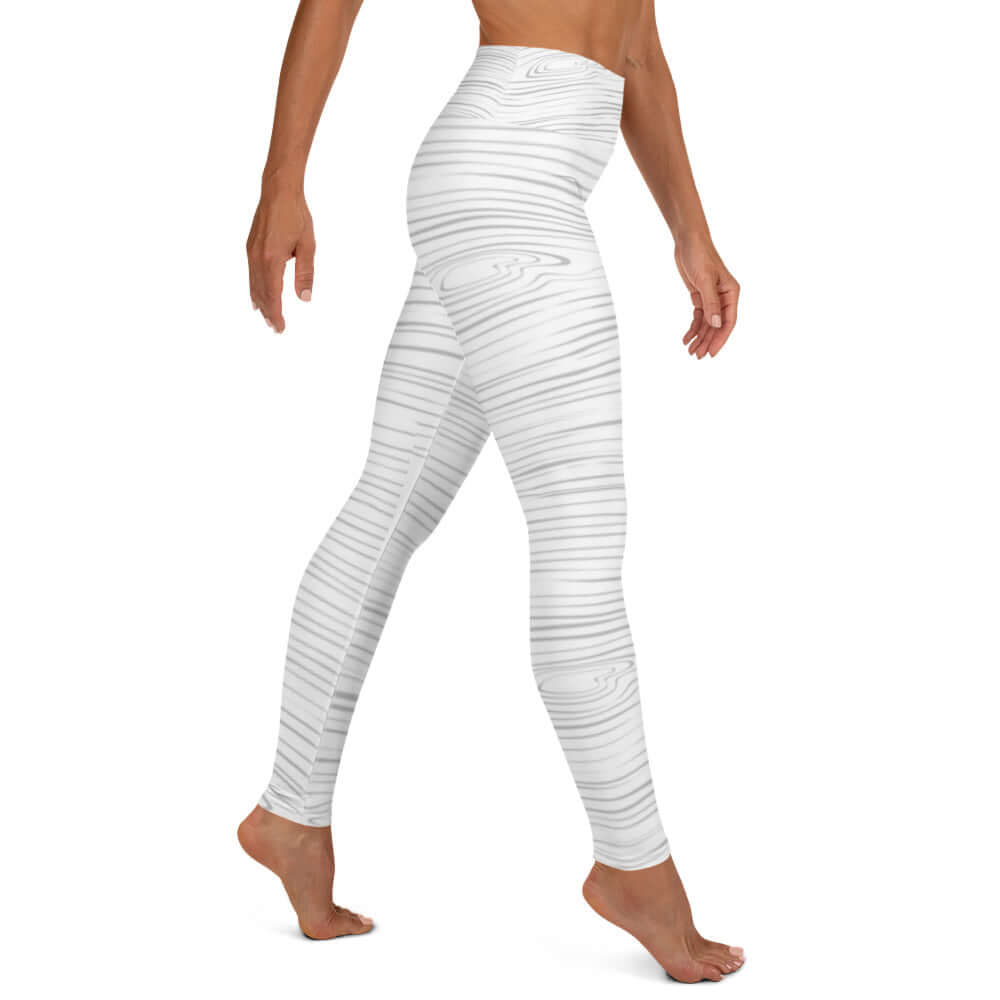 Wood Grain Yoga Leggings