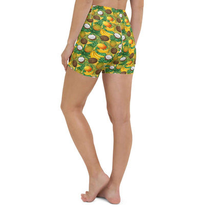 Coconut and Banana Yoga Shorts