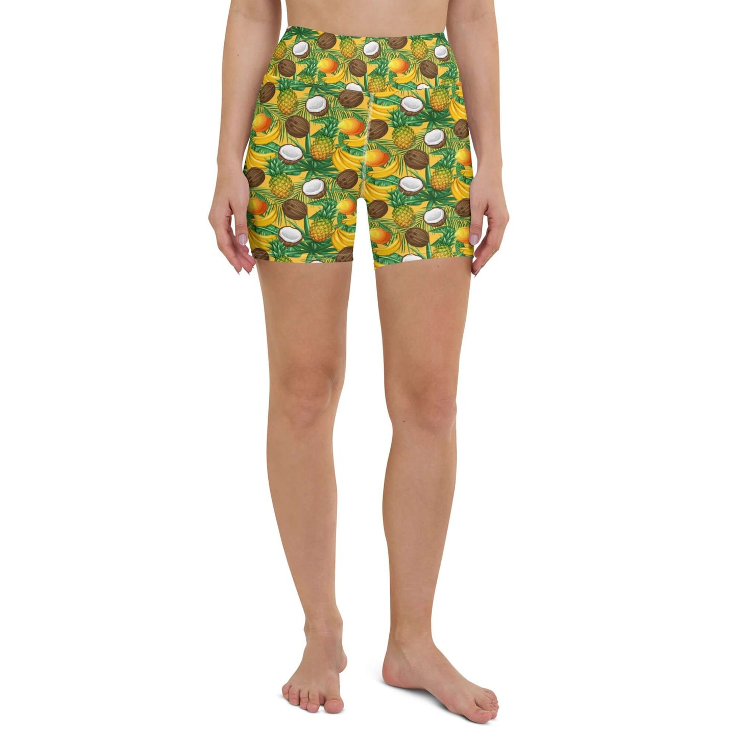 Coconut and Banana Yoga Shorts